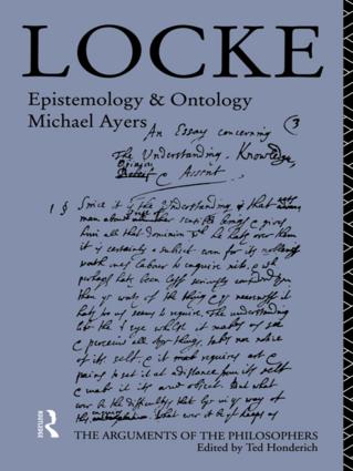 Locke / Michael Ayers / Taschenbuch / Arguments of the Philosophers / Einband - flex.(Paperback) / Englisch / 1993 / Taylor & Francis / EAN 9780415100304 - Michael Ayers