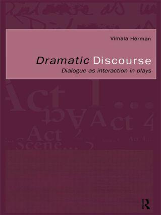 Dramatic Discourse / Dialogue as Interaction in Plays / Vimala Herman / Taschenbuch / Einband - flex.(Paperback) / Englisch / 1998 / Taylor & Francis / EAN 9780415184519 - Herman, Vimala