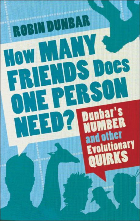 How Many Friends Does One Person Need? / Dunbar's Number and Other Evolutionary Quirks / Robin Dunbar / Taschenbuch / 302 S. / Englisch / 2011 / Faber & Faber / EAN 9780571253432 - Dunbar, Robin