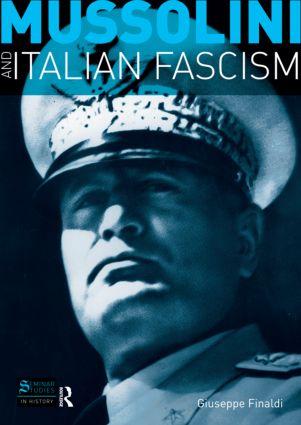 Mussolini and Italian Fascism / Giuseppe Finaldi / Taschenbuch / Seminar Studies In History / Einband - flex.(Paperback) / Englisch / 2008 / Taylor & Francis Ltd / EAN 9781405812535 - Finaldi, Giuseppe