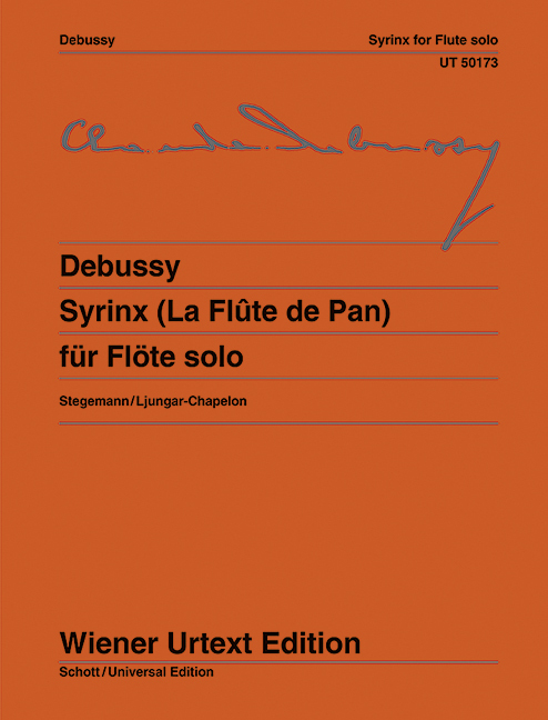 Syrinx (La Flûte de Pan) / Nach einem zeitgenössischen Manuskript. Flöte., Wiener Urtext Edition / Claude Debussy / Buch / 20 S. / Deutsch / 1997 / Schott Music / EAN 9783850555739 - Debussy, Claude