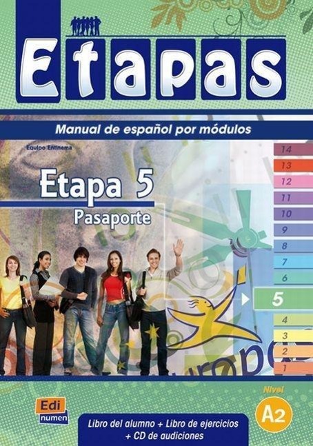 Etapas Level 5 Pasaporte - Libro del Alumno/Ejercicios + CD / Sonia Eusebio Hermira (u. a.) / Buch / Etapas / 80 S. / Spanisch / 2014 / EDINUMEN / EAN 9788498481846 - Eusebio Hermira, Sonia