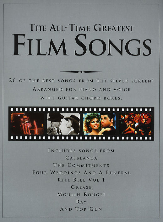 All Time Greatest Film Songs / Songbuch (Gesang, Klavier und Gitarre) / Buch / Wise Publications / EAN 9780711941755