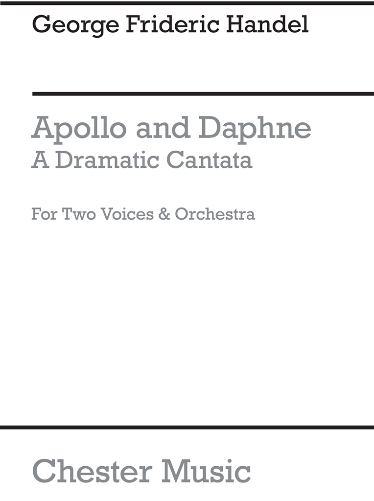 Apollo And Daphne / Georg Friedrich Händel / Buch / Chester Music / EAN 9780711975057 - Händel, Georg Friedrich