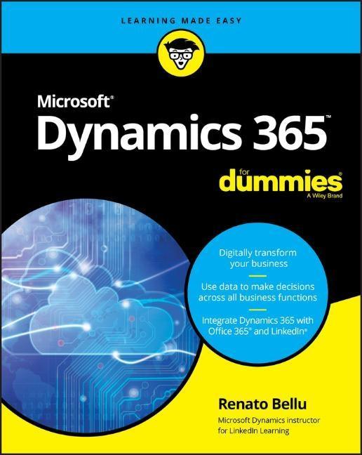 Microsoft Dynamics 365 For Dummies / Renato Bellu / Taschenbuch / 384 S. / Englisch / 2018 / John Wiley & Sons Inc / EAN 9781119508861 - Bellu, Renato
