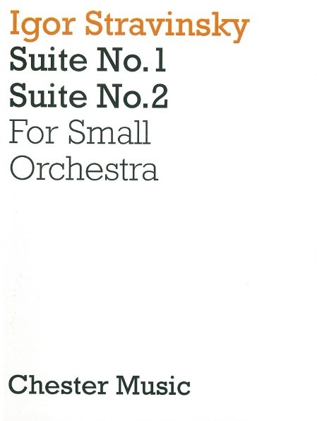 Igor Stravinsky: Suites Nos. 1 and 2 / Taschenbuch / Studienpartitur / Englisch / 1990 / Chester Music / EAN 9780711929562