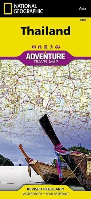 Thailand Map / National Geographic Maps / (Land-)Karte / National Geographic Adventure / Englisch / 2022 / NATL GEOGRAPHIC MAPS / EAN 9781566955263 - National Geographic Maps