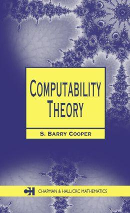 Computability Theory / S. Barry Cooper / Buch / Einband - fest (Hardcover) / Englisch / 2003 / Taylor & Francis Inc / EAN 9781584882374 - Cooper, S. Barry