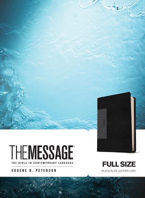 The Message Full Size (Leather-Look, Black/Slate) / The Bible in Contemporary Language / Buch / Leder / Englisch / 2017 / The Navigators / EAN 9781631466779